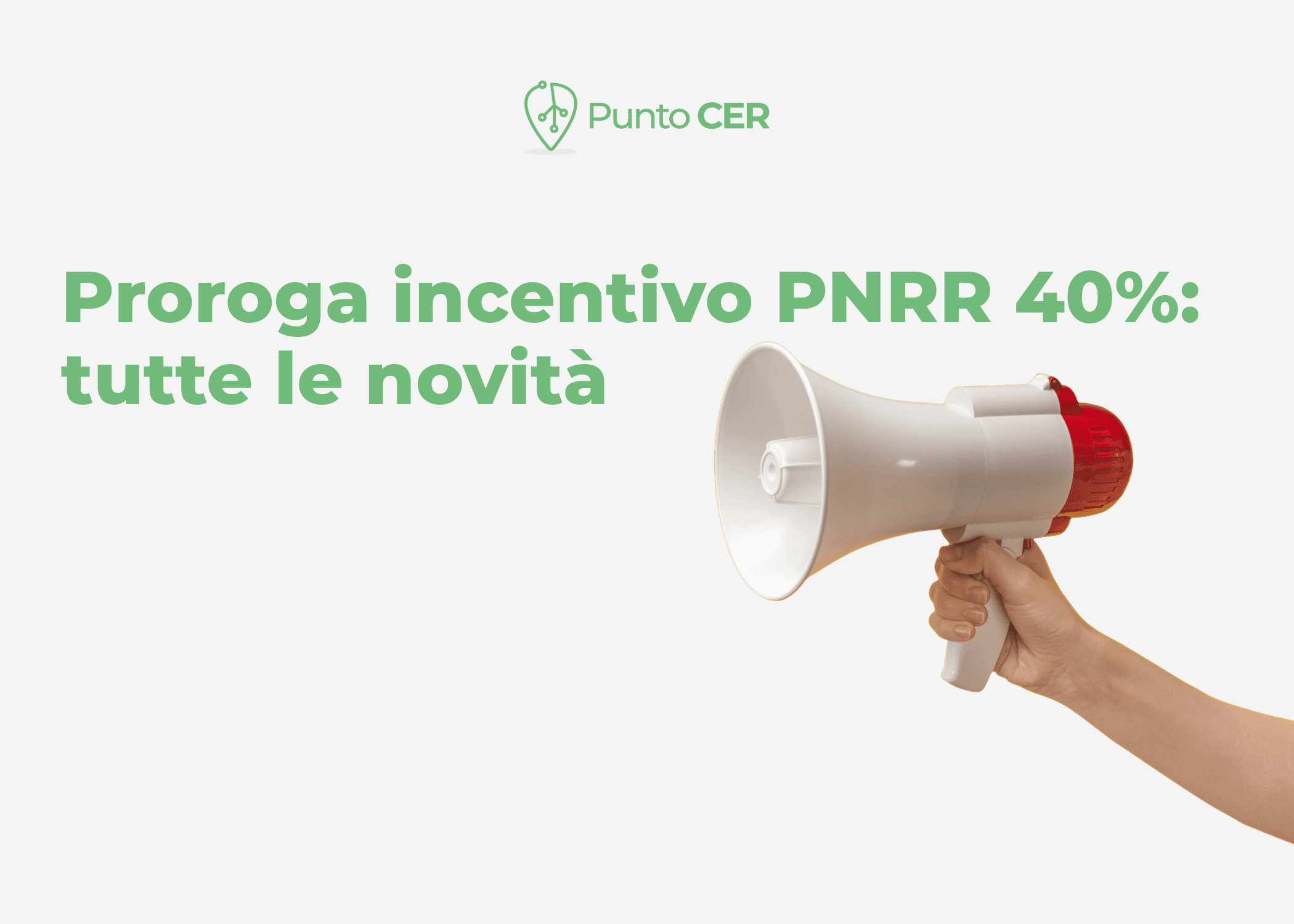 Proroga incentivo 40% PNRR: tutte le novità