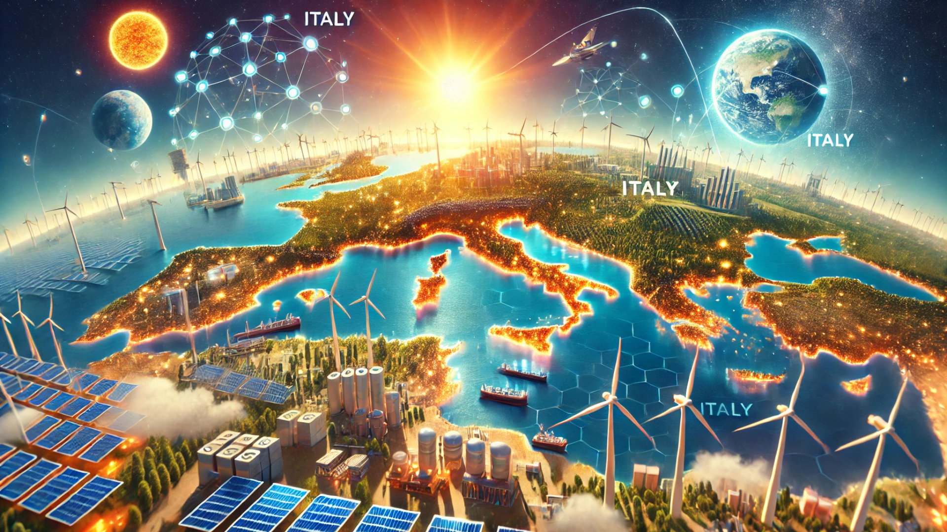 Mediterraneo e Italia fulcro della transizione energetica globale