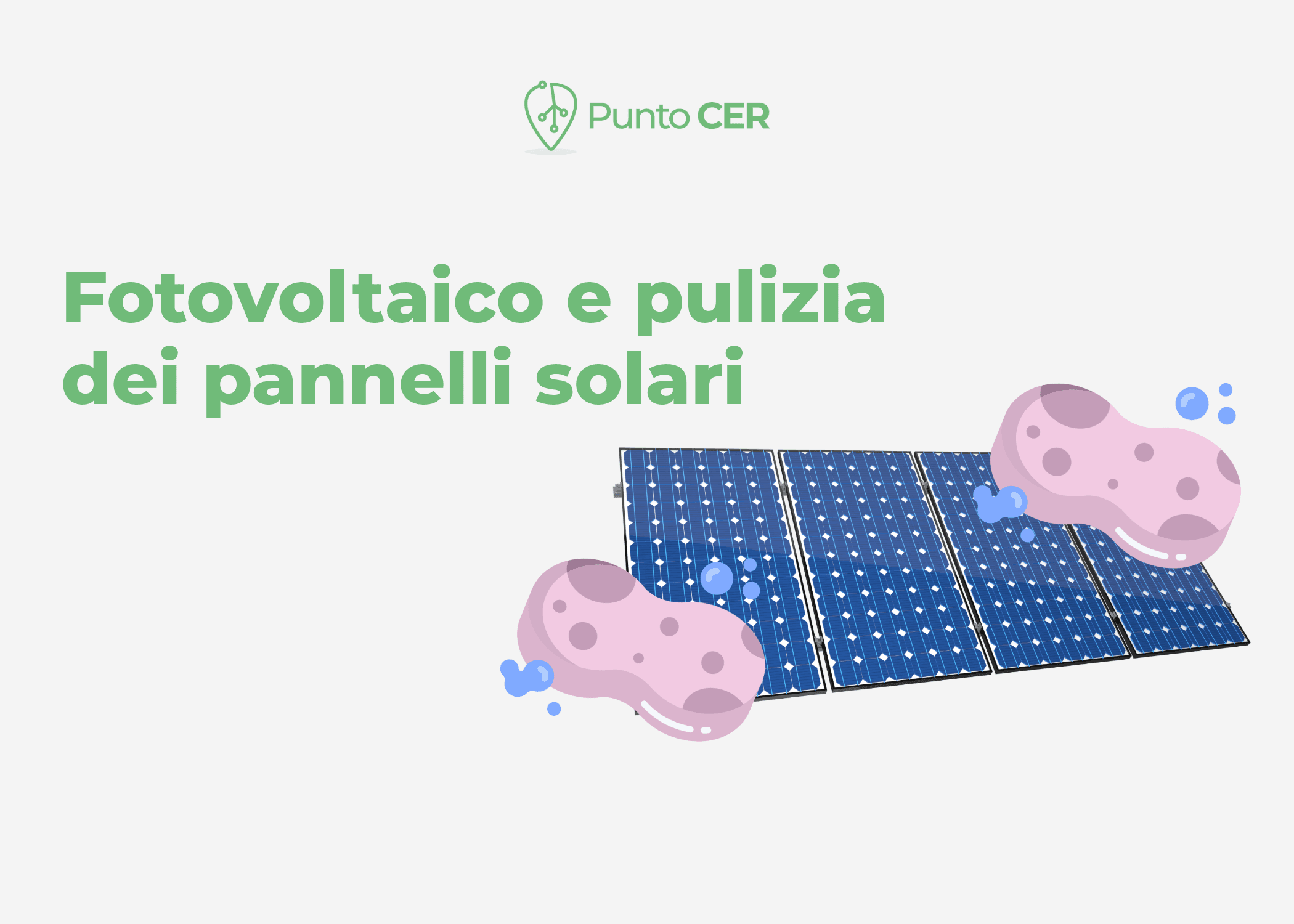 Fotovoltaico e pulizia dei pannelli