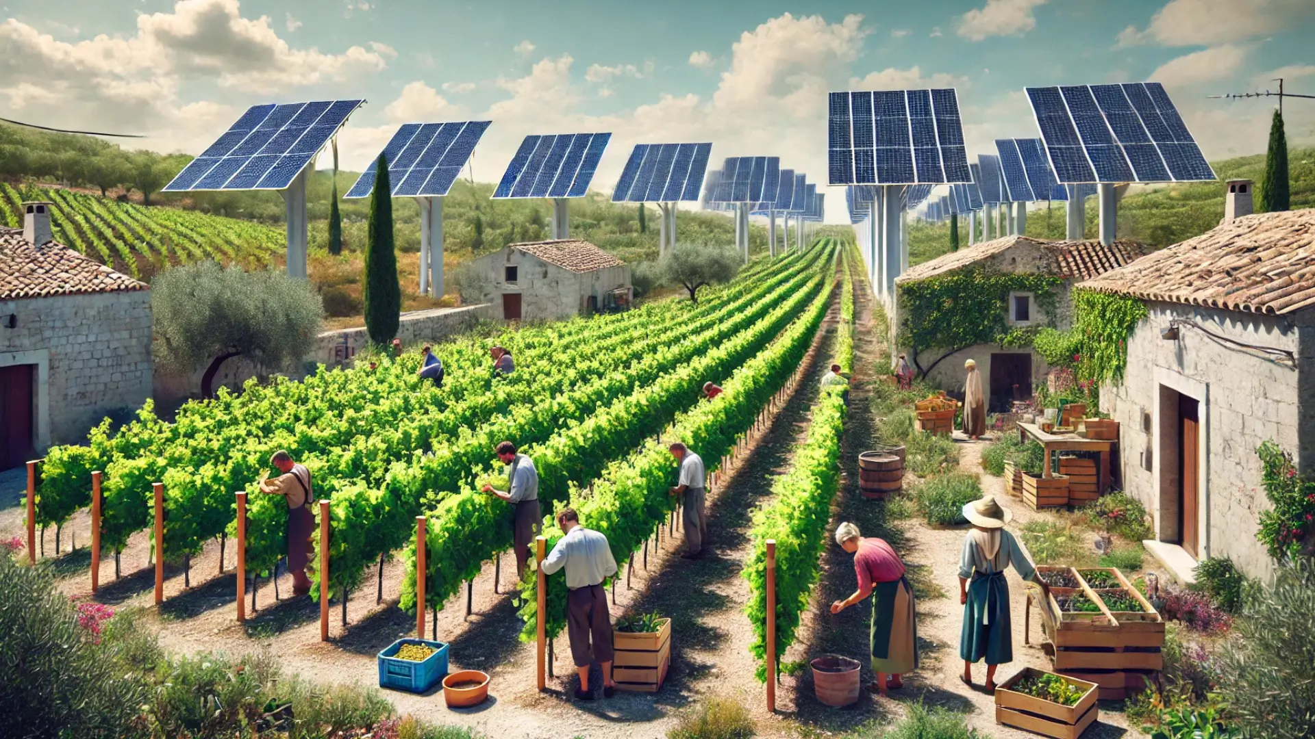 Prima vigna agrivoltaica in Puglia
